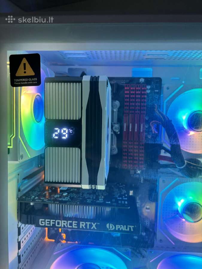 Rtx 3050 6gb, i7-6700, 16 GB RAM, 250 SSD, 2t HDD - nuotraukos Nr. 6