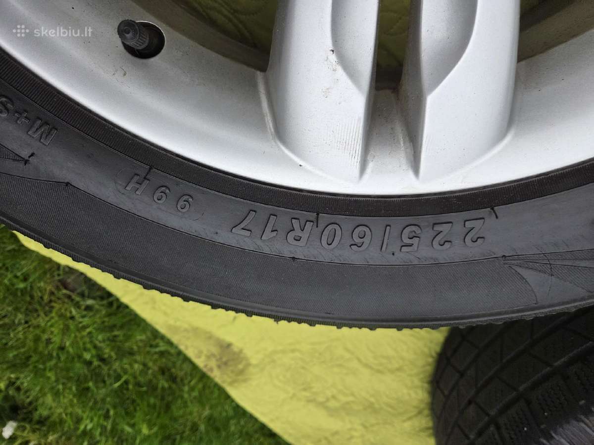 Hyundai R17 ratlankiai su žieminėmis padangomis - nuotraukos Nr. 2