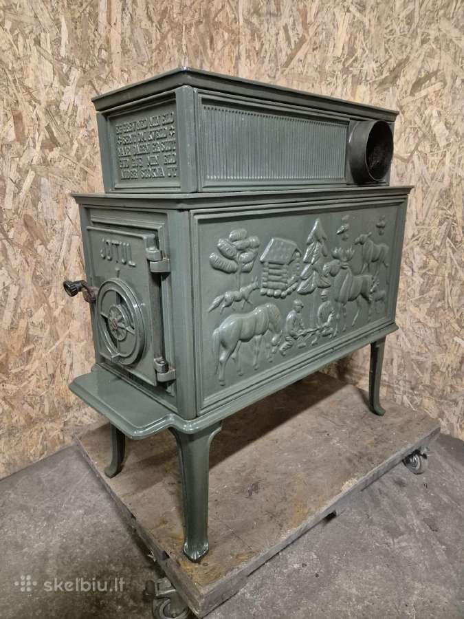 Norvegiška ketaus krosnelė Jotul 118 - nuotraukos Nr. 2