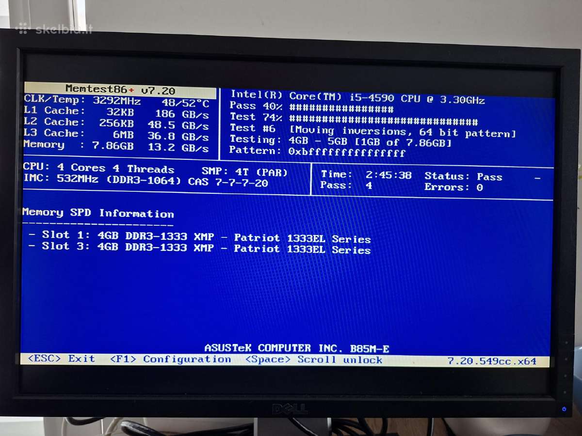 8gb Ddr3 RAM Kit: 2x4gb Patriot Viper II - nuotraukos Nr. 2