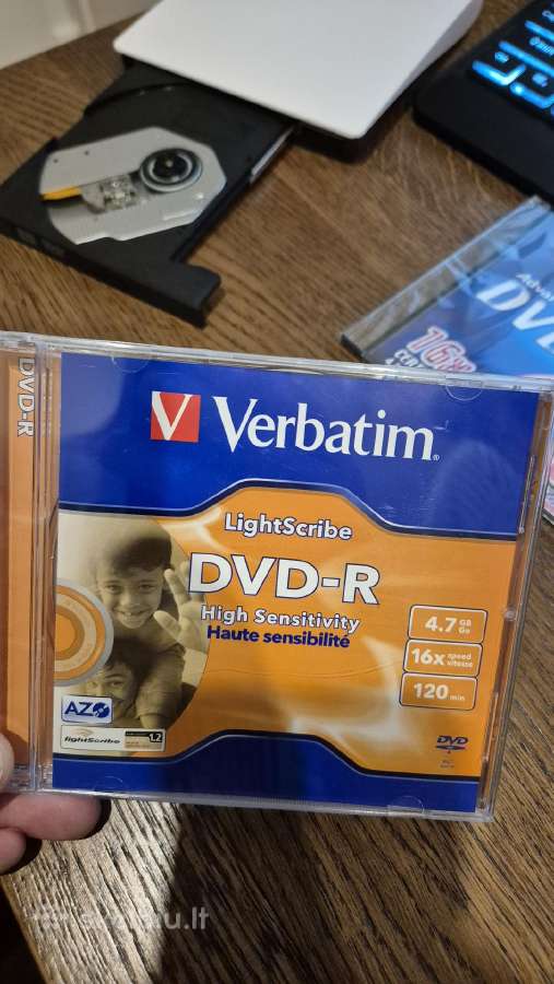 Dvd-r Dvd-rw CD-r CD-rw diskai - nuotraukos Nr. 4