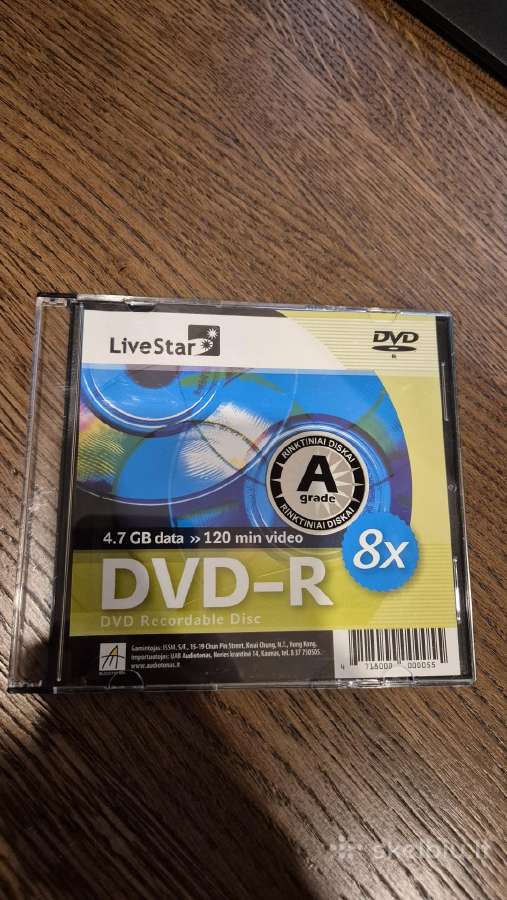 Dvd-r Dvd-rw CD-r CD-rw diskai - nuotraukos Nr. 6