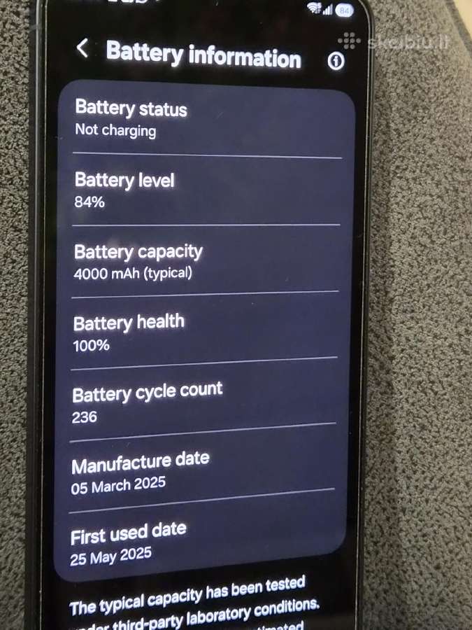Samsung Galaxy S25 128 GB su garantija - nuotraukos Nr. 3