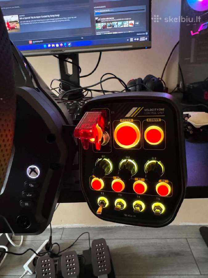 Turtle Beach Velocityone Race vairas su pedalais - nuotraukos Nr. 8