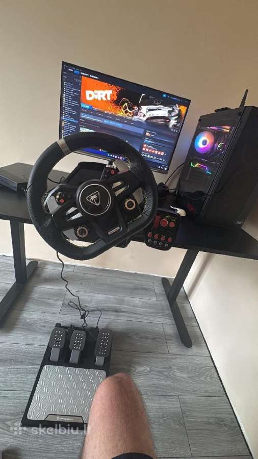 Turtle Beach Velocityone Race vairas su pedalais - nuotraukos Nr. 9