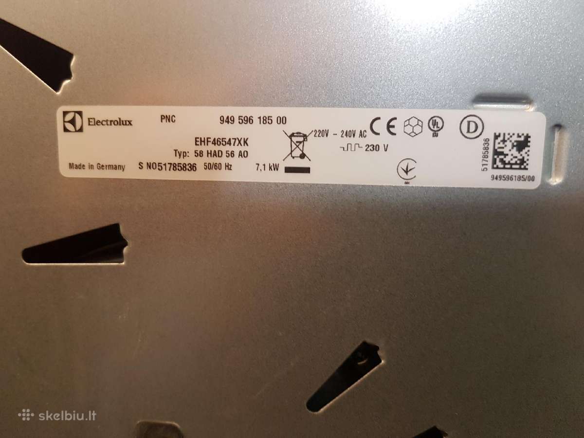 Electrolux kaitlentė Ehf46547xk - nuotraukos Nr. 8