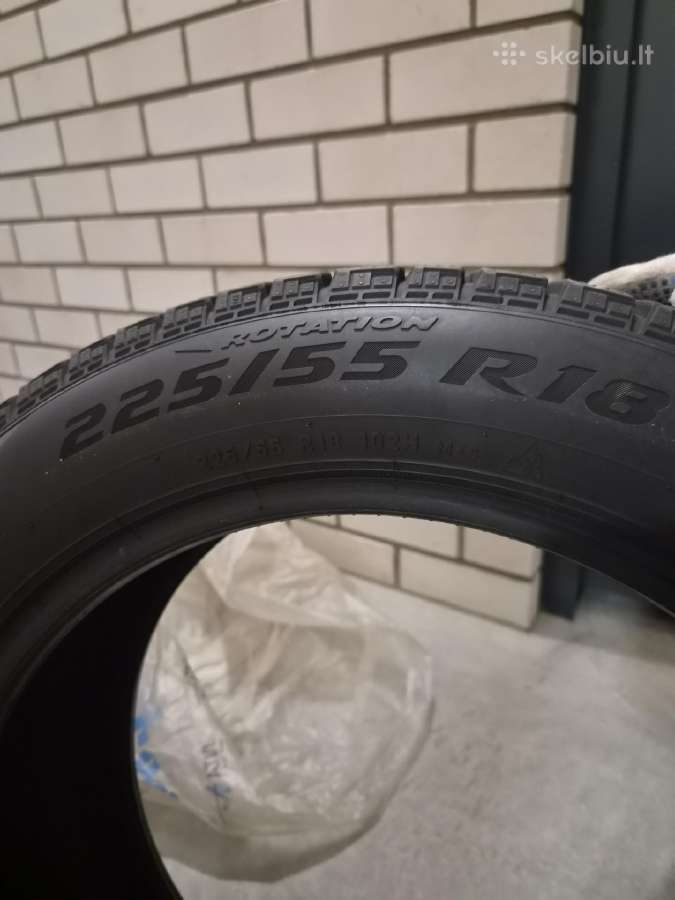 Tvarkingas žieminių padangų komplektas Pirelli R18 - nuotraukos Nr. 2