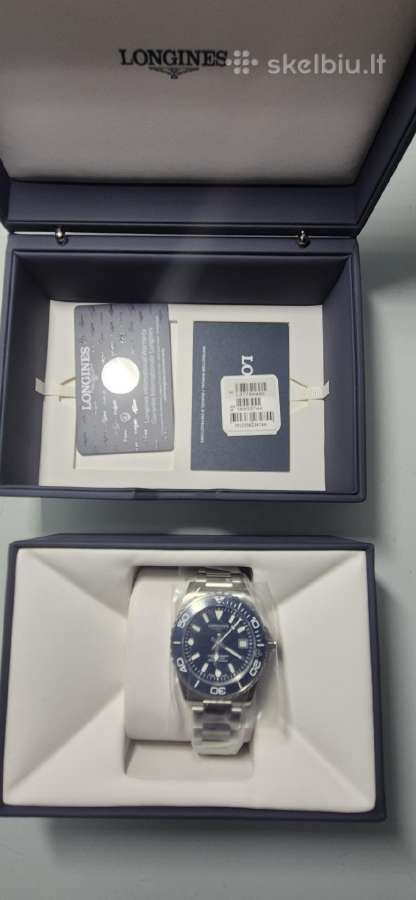 Longines hydroconquest blue 39mm. 2026m. - nuotraukos Nr. 3
