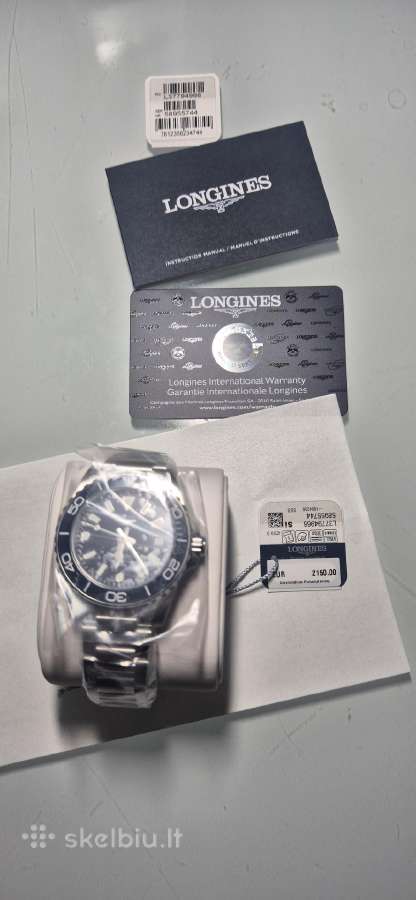 Longines hydroconquest blue 39mm. 2026m. - nuotraukos Nr. 6