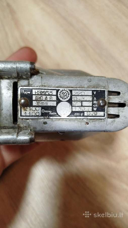 Antikvarinis Van der Heem elektrinis gręžtuvas - nuotraukos Nr. 3