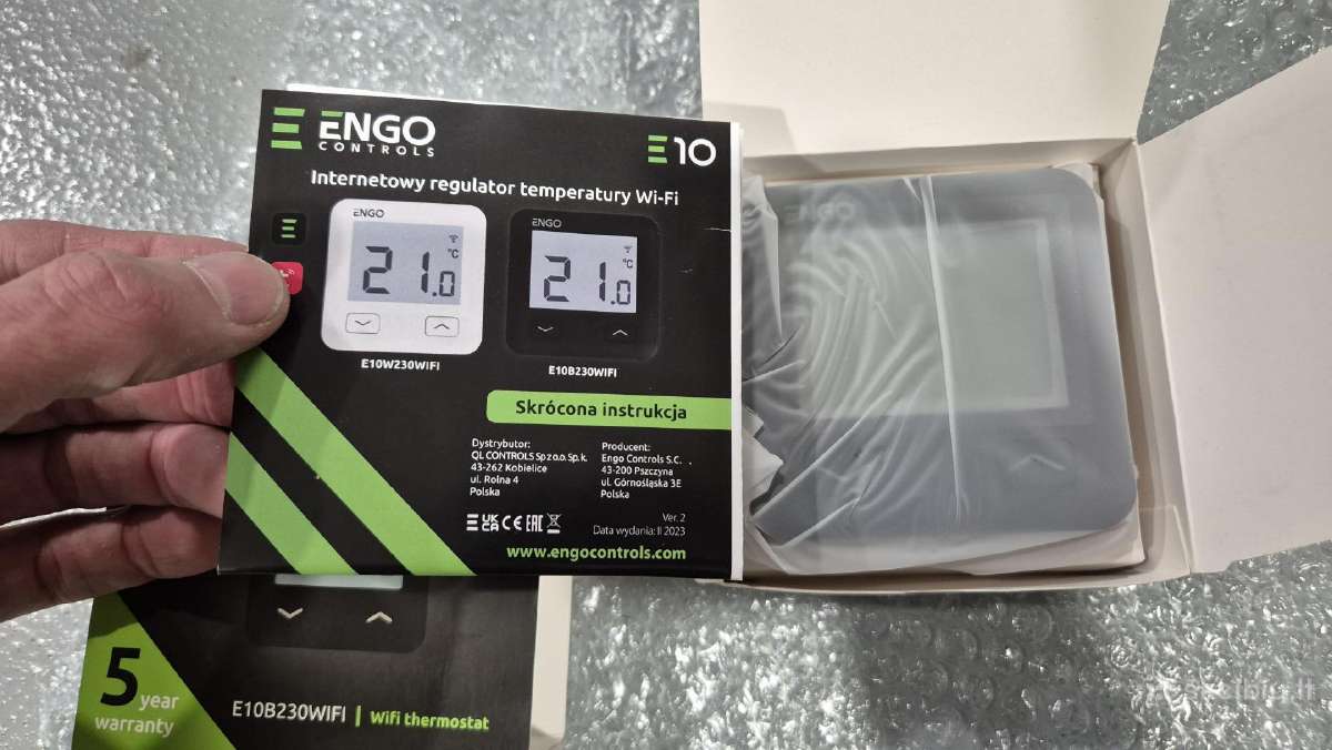 Engo E10 WiFi termostatas - nuotraukos Nr. 2