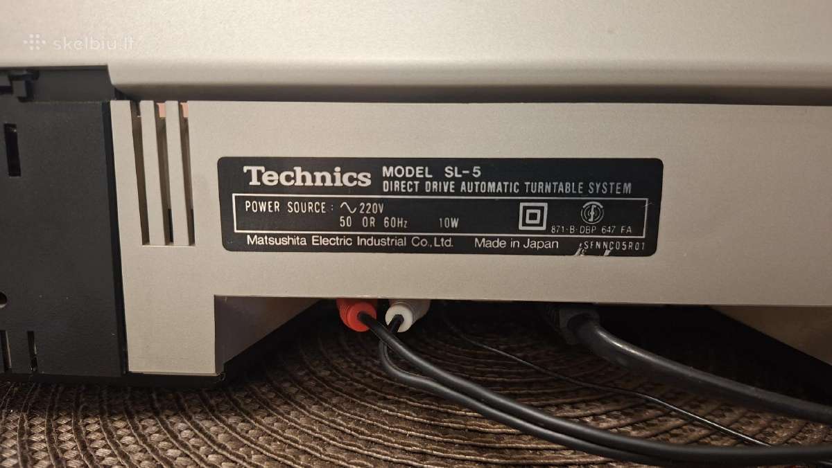 Tangentinis Technics SL-5 - nuotraukos Nr. 2