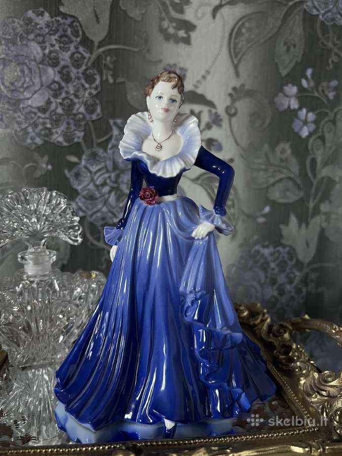 Coalport kolekcinė porceliano dama - nuotraukos Nr. 4