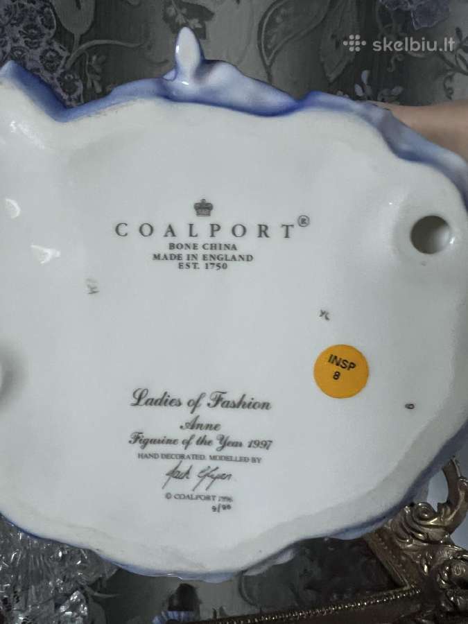 Coalport kolekcinė porceliano dama - nuotraukos Nr. 5