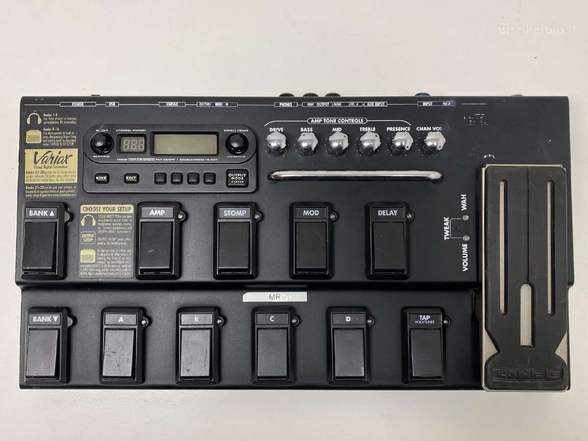 Line 6 Pod XT Live – gitaros efektų stotis - nuotraukos Nr. 9