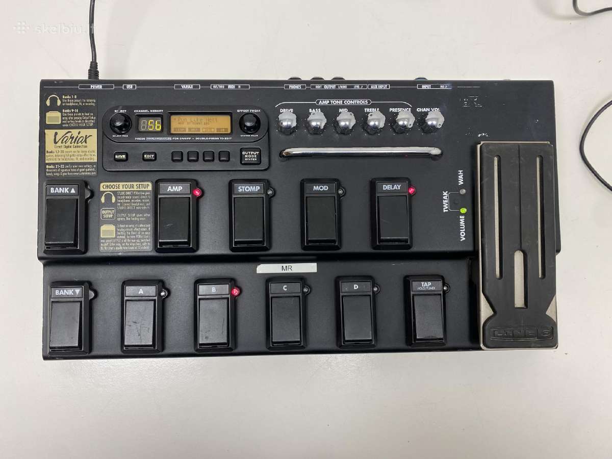 Line 6 Pod XT Live – gitaros efektų stotis - nuotraukos Nr. 13