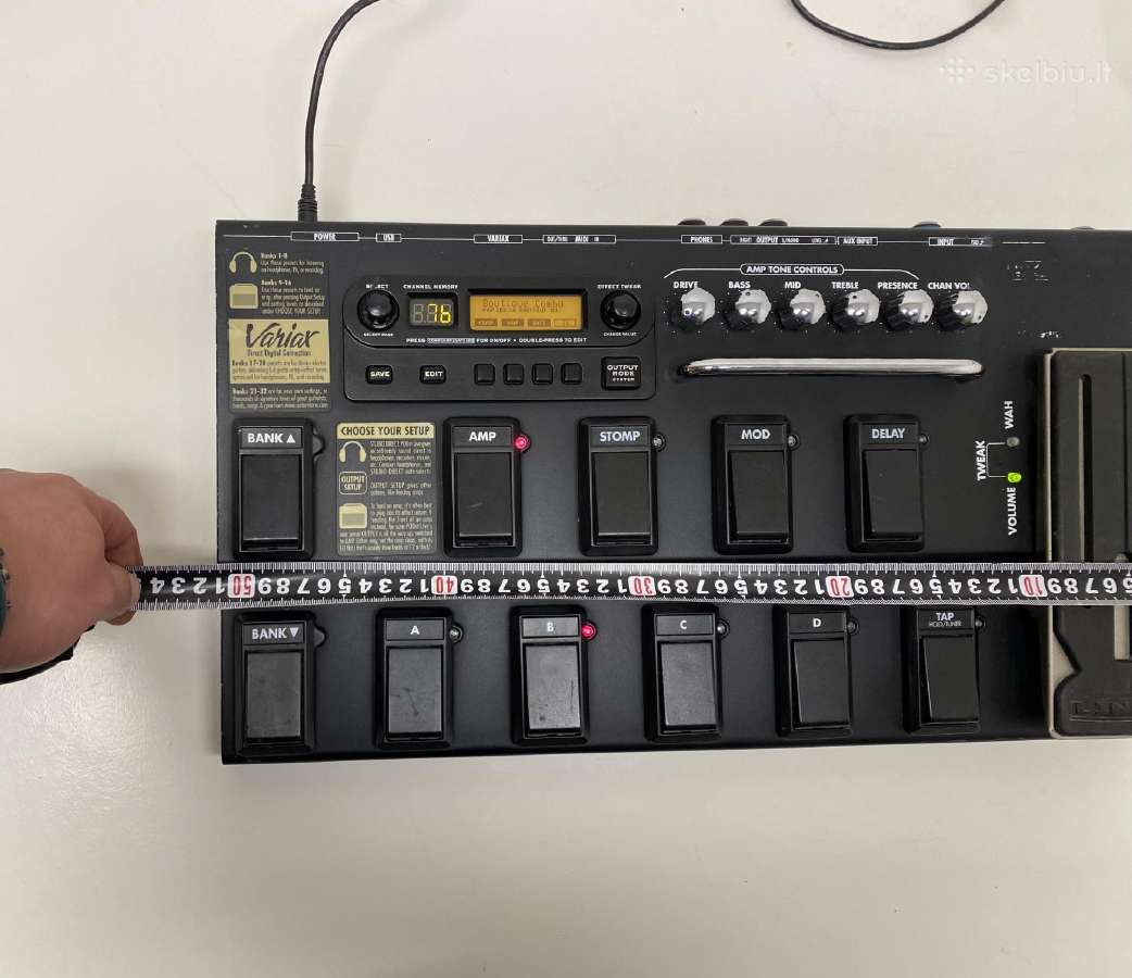 Line 6 Pod XT Live – gitaros efektų stotis - nuotraukos Nr. 15