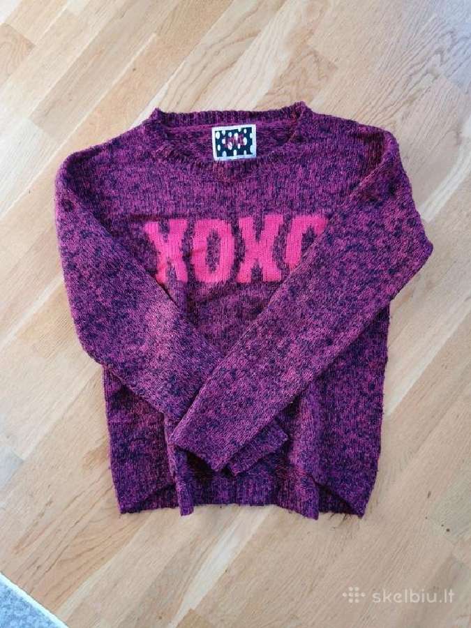 Violetinis megztukas mergaitei - nuotraukos Nr. 2