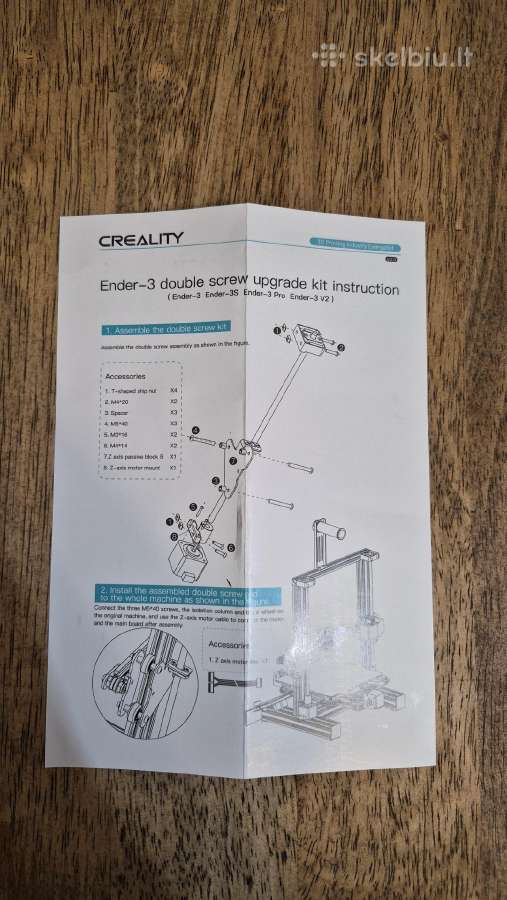 3D printeris Creality Ender V3 Neo + priedai - nuotraukos Nr. 11