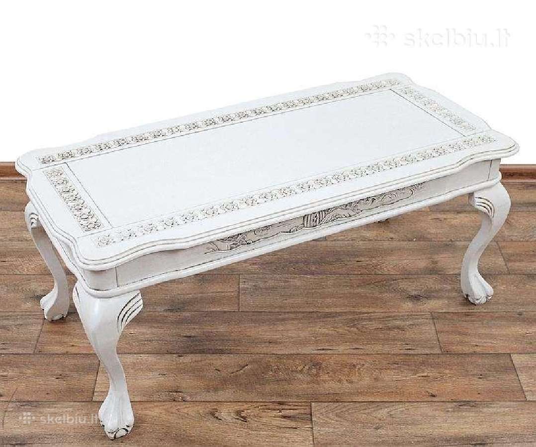 Nauji klasikiniai drožinėti šviesūs baldai - nuotraukos Nr. 19