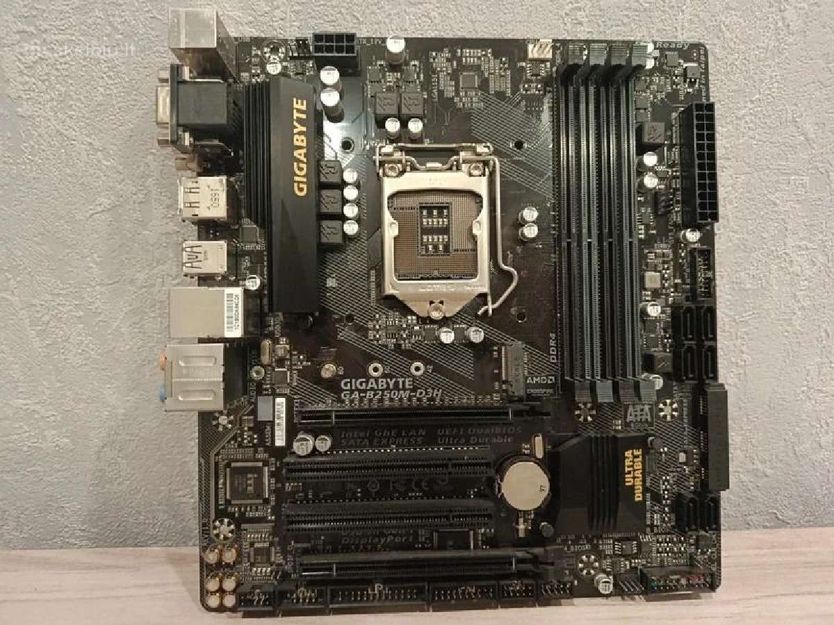 Gigabyte Ga-b250m-d3h. - nuotraukos Nr. 3