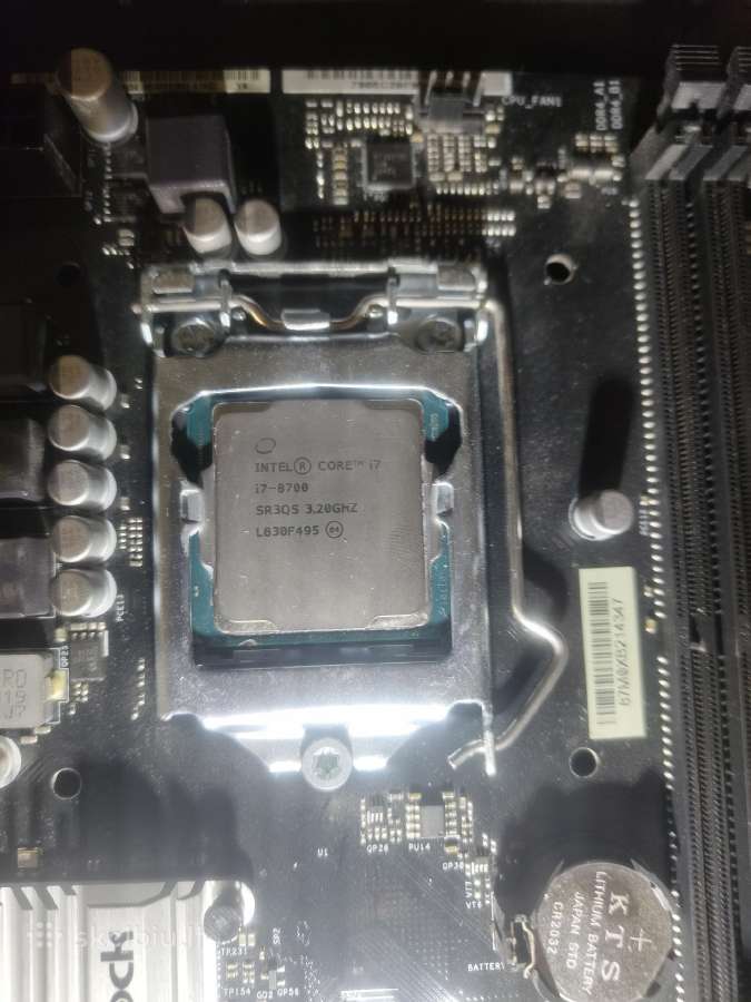 Motherboard Asrock H310cm-hdv/m.2 + i7–8700 - nuotraukos Nr. 2
