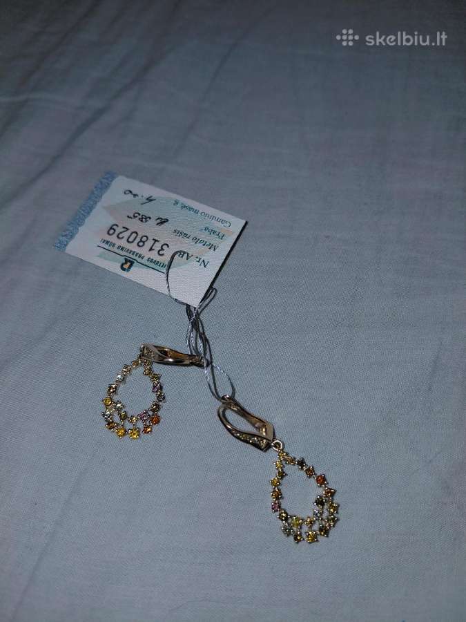 Pprabangūs auskarai su deimantais (1,05ct) - nuotraukos Nr. 19