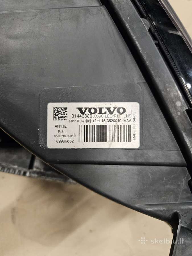 Volvo Xc90 Žibintas k.p. - nuotraukos Nr. 3