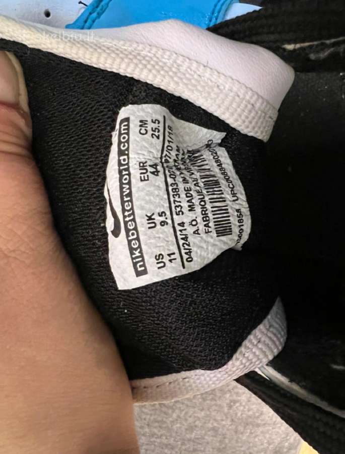 Air Jordan mėlyni bateliai - nuotraukos Nr. 6
