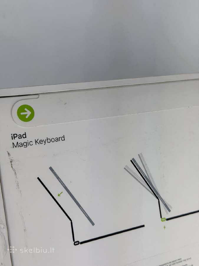 Naujas iPad Air 11 M2 M3 M4 Magic Keyboard White - nuotraukos Nr. 5