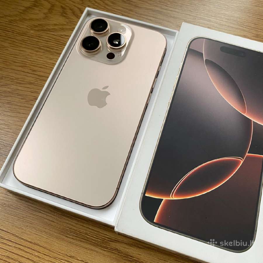 Apple iPhone 16 Pro 128gb Desert Titanium - nuotraukos Nr. 7