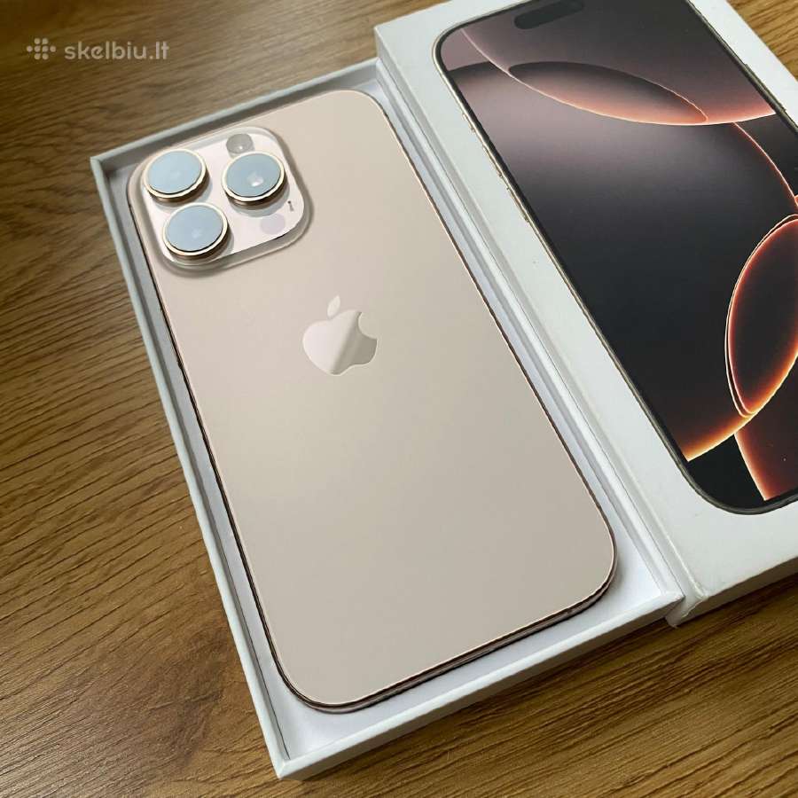 Apple iPhone 16 Pro 128gb Desert Titanium - nuotraukos Nr. 8