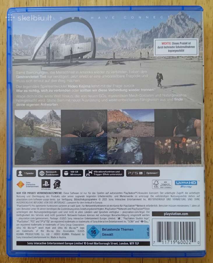 Death Stranding 2: On The Beach Pal Playstation 5 - nuotraukos Nr. 2