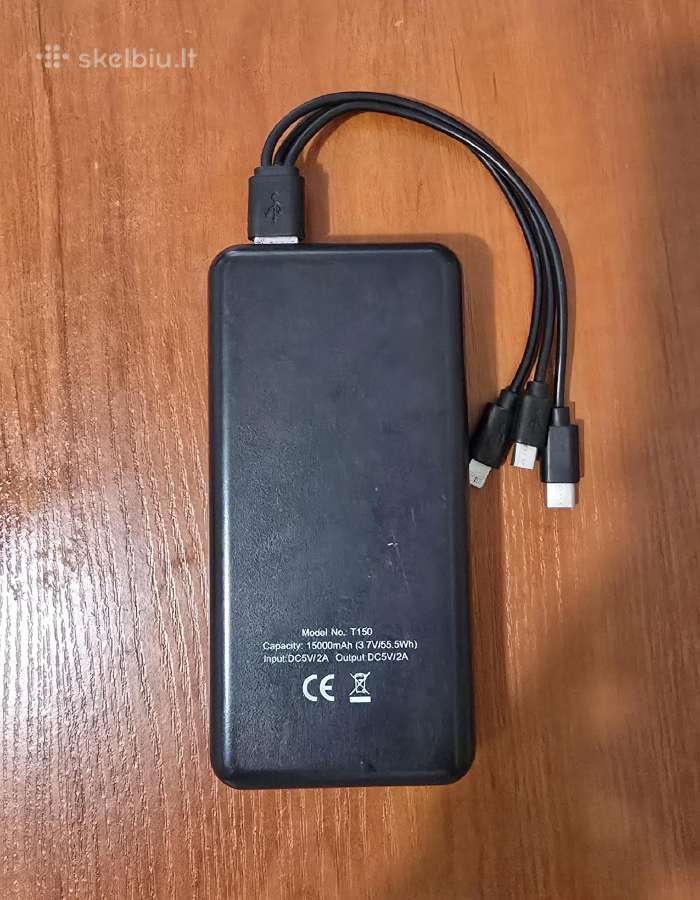 Išorinė baterija 15000 mah - nuotraukos Nr. 2