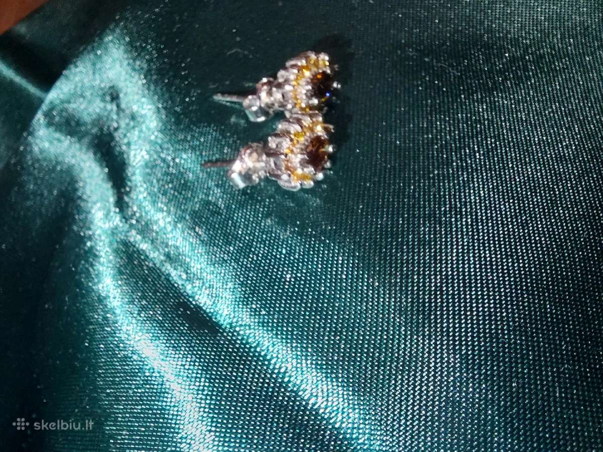 Auksiniai auskarai su briliantais (0,87ct) - nuotraukos Nr. 11