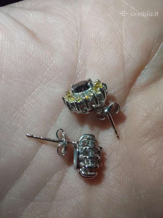 Auksiniai auskarai su briliantais (0,87ct) - nuotraukos Nr. 12