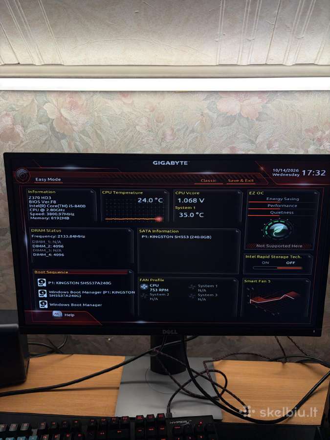 Gigabyte z370 hd3 - nuotraukos Nr. 4