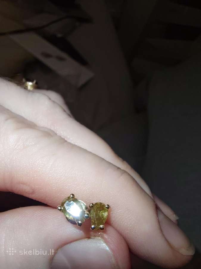 Aukso auskarai su briliantais (0,67ct) - nuotraukos Nr. 12