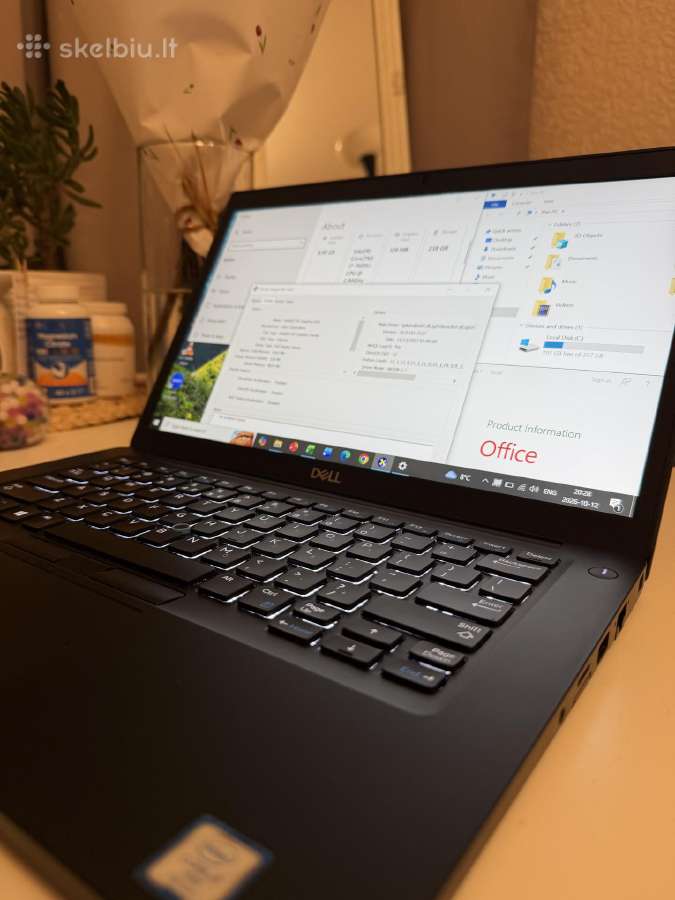 Puikios būklės Dell Latitude 7490! I7-7th gen! - nuotraukos Nr. 4