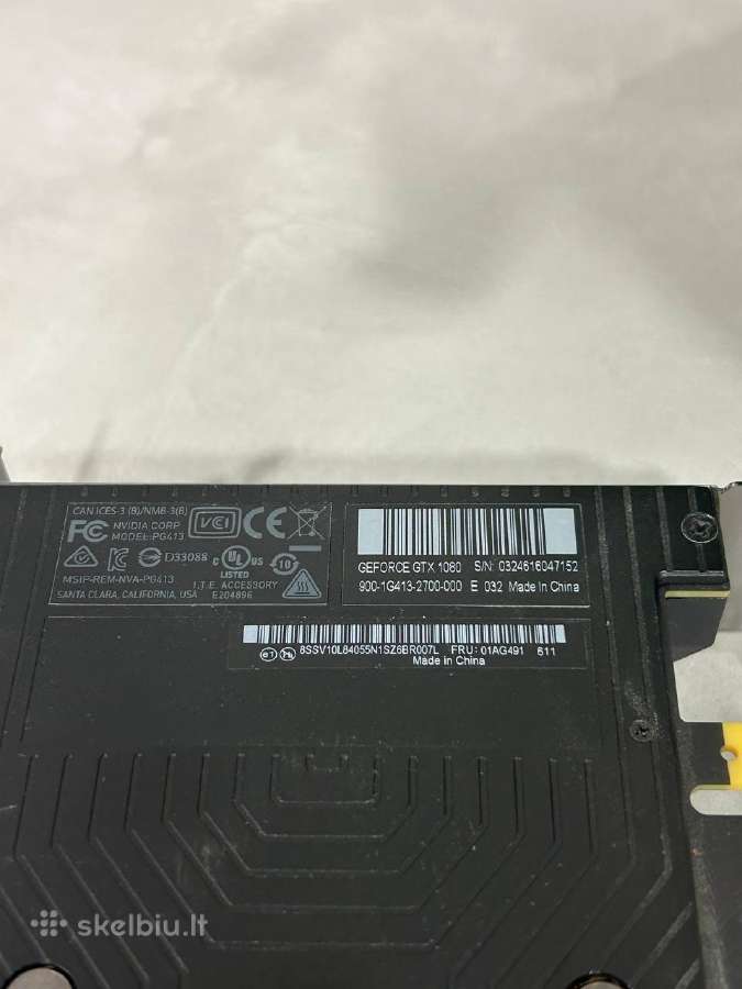 Vaizdo plokštė Geforce Gtx 1080 8gb - nuotraukos Nr. 7