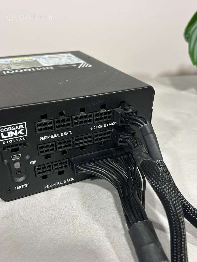 Maitinimo blokas Corsair Rm1000i 1000w - nuotraukos Nr. 4