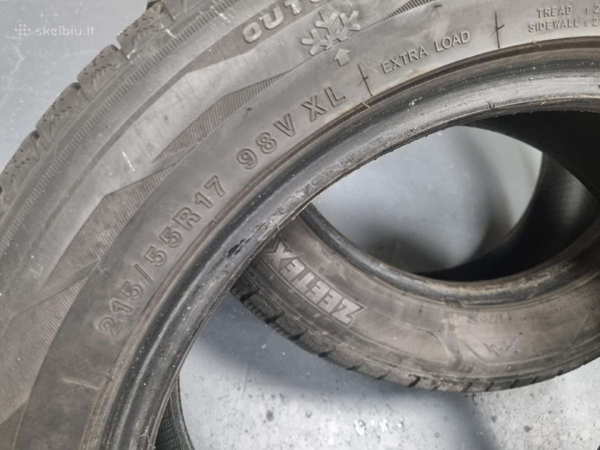 Žieminės 215/55 R17 7mm 2vnt - nuotraukos Nr. 3