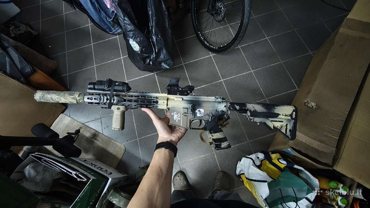Colt M4 Blast Aeg – Custom Paintjob - nuotraukos Nr. 2