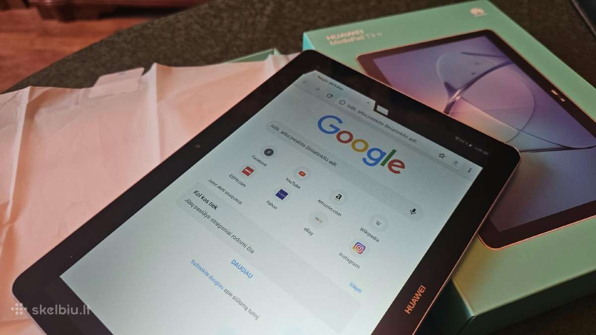Huawei Tab T3 10 komplektas dezuteje - nuotraukos Nr. 7