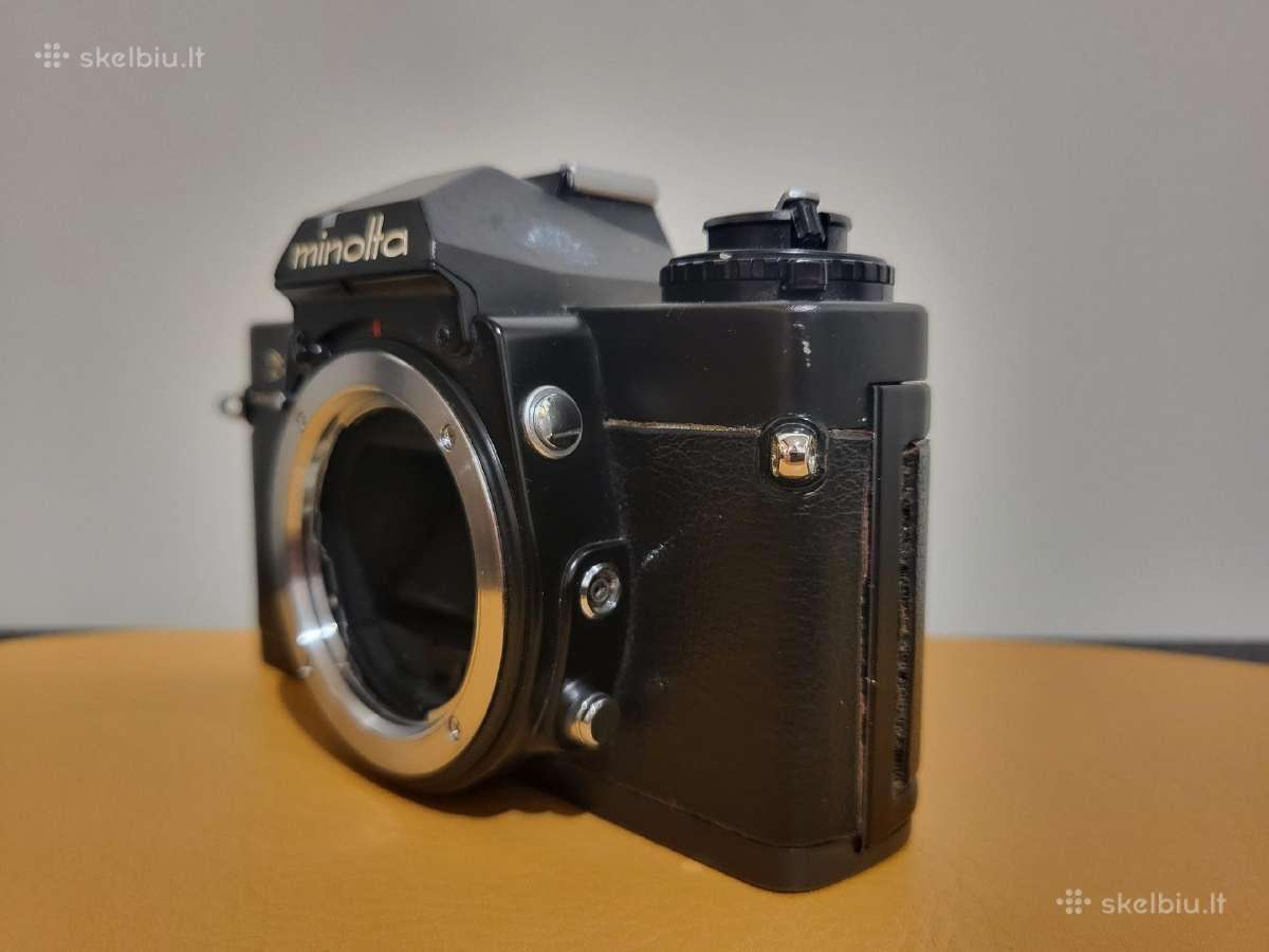 Fotoaparatas juostinis 35mm minolta Xd7 black - nuotraukos Nr. 7