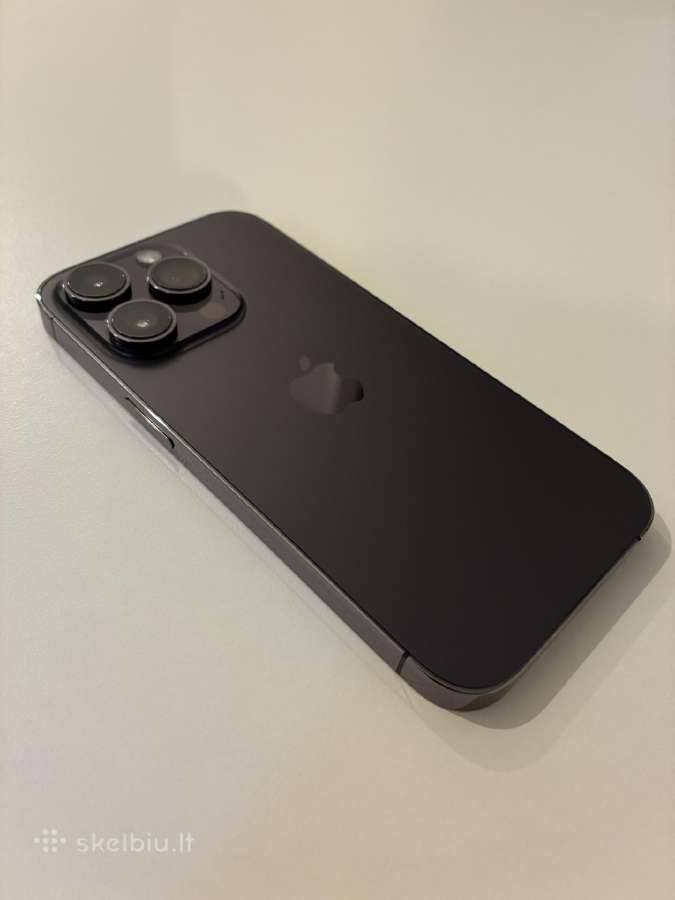 iPhone 14 Pro 128 GB Deep Purple - nuotraukos Nr. 4