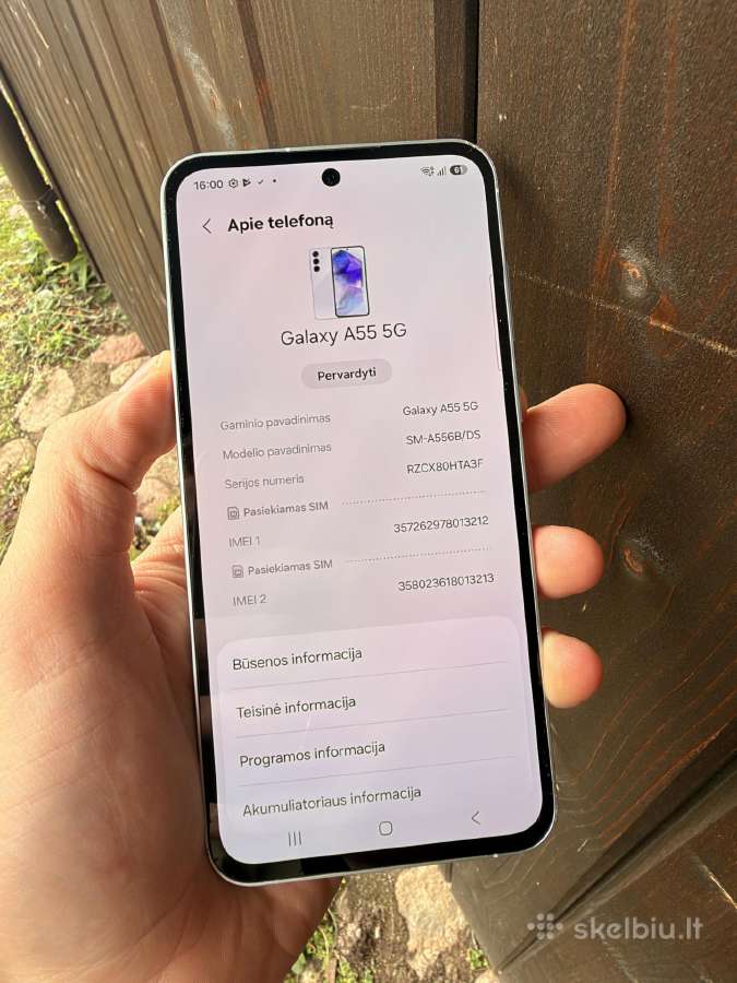Samsung Galaxy A55 5G 128/8 - nuotraukos Nr. 5