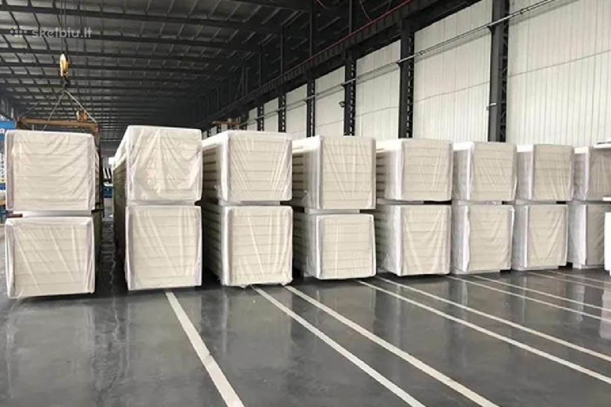 Sendvič plokštės Jūsų ilgiais nuo 65m2 kiekio - nuotraukos Nr. 3