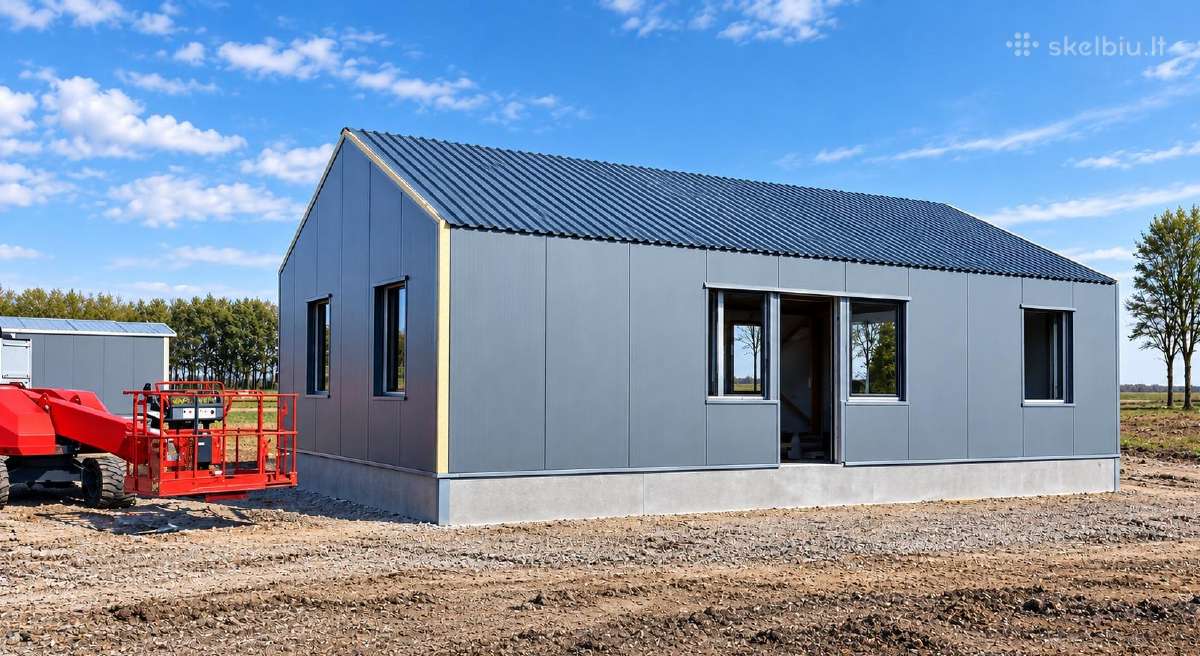 Sendvič plokštės Jūsų ilgiais nuo 65m2 kiekio - nuotraukos Nr. 11
