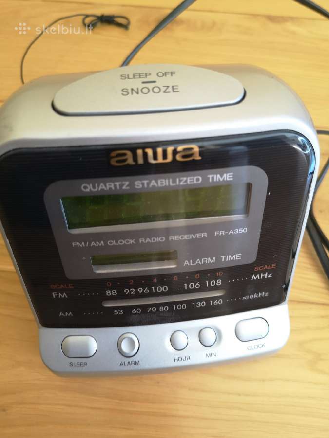 Aiwa radijas/laikrodis/žadintuvas - nuotraukos Nr. 7